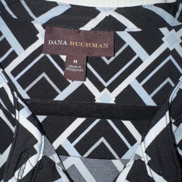 Dana Buchman Geometric Women's Blouse - Picture 3 of 3